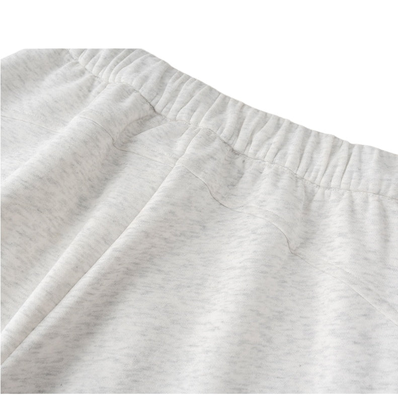 Barrel Leg Sweatpants With Drawstring Waist - Grey - 3