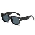 Jelly Tint Square Frame Sunglasses - Black