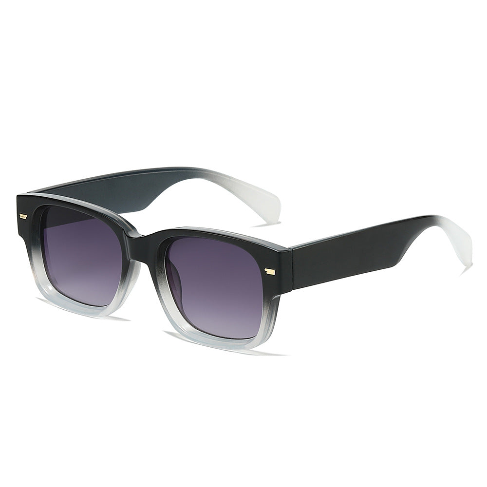 Jelly Tint Square Frame Sunglasses - Grey