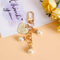 Shell Pearl Charm Cluster Keychain - NO-1