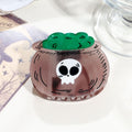 Pumpkin and Coffin Halloween Hair Claw Clip - C3