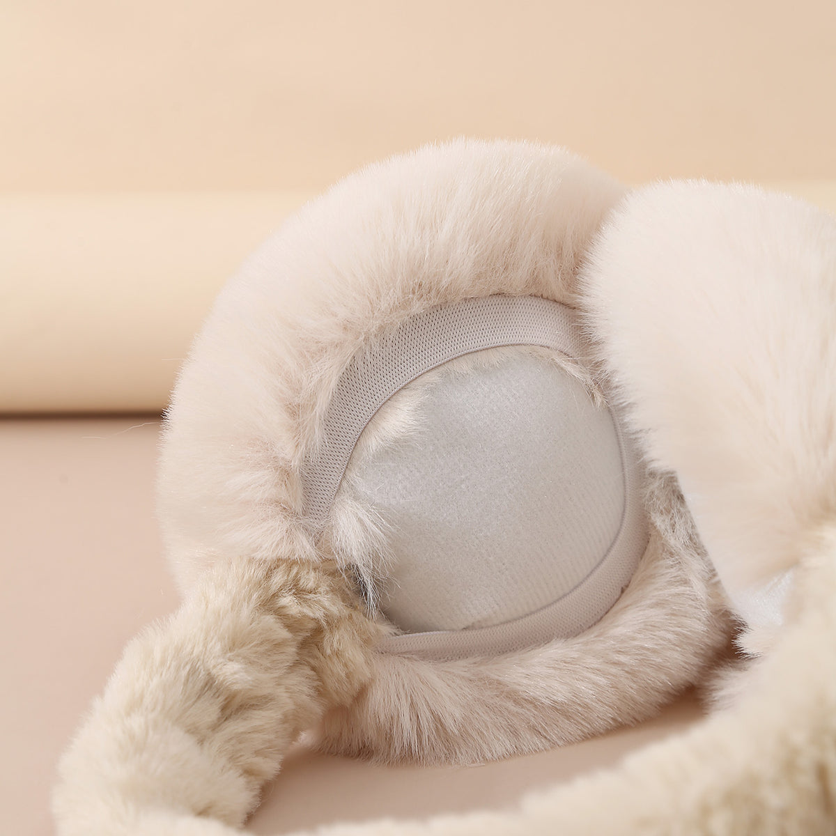 Foldable Plush Ear Warmers For Winter - view 1