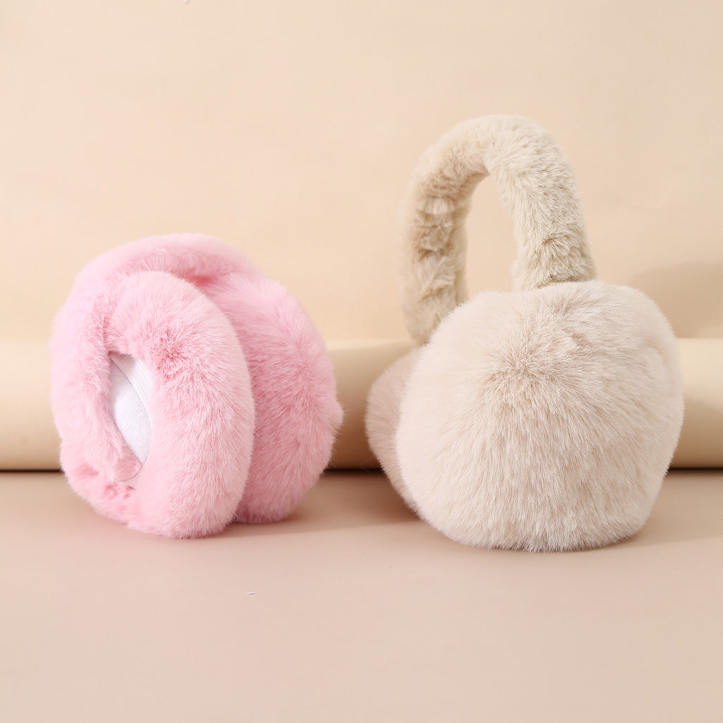 Foldable Plush Ear Warmers For Winter - view 3