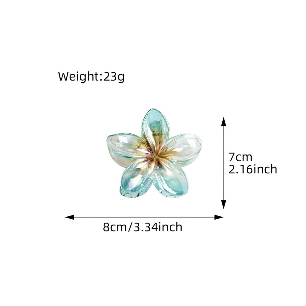 Iridescent Petal Flower Hair Claw Clip - view 1