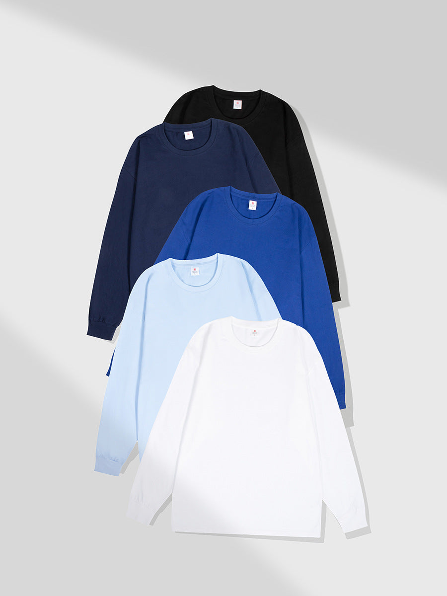 Everyday Cotton Crewneck Long Sleeve Tee