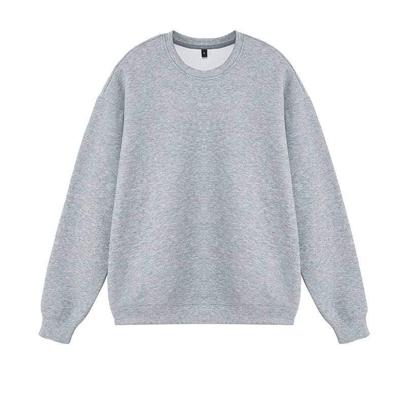 Relaxed Crewneck Fleece Pullover Sweatshirt - Ash