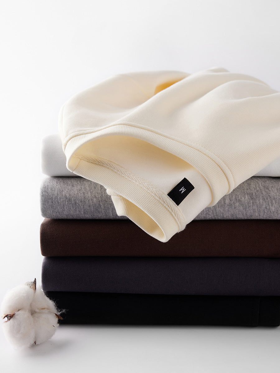 Relaxed Crewneck Fleece Pullover Sweatshirt - view 1