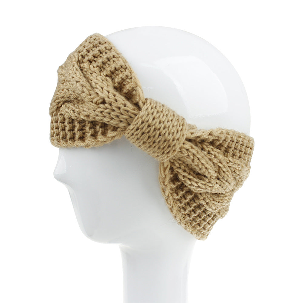 Chunky Cable Knit Bow Hair Accessory - view 4
