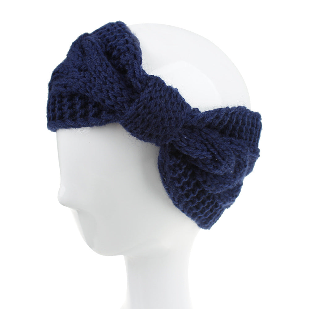 Chunky Cable Knit Bow Hair Accessory - view 5