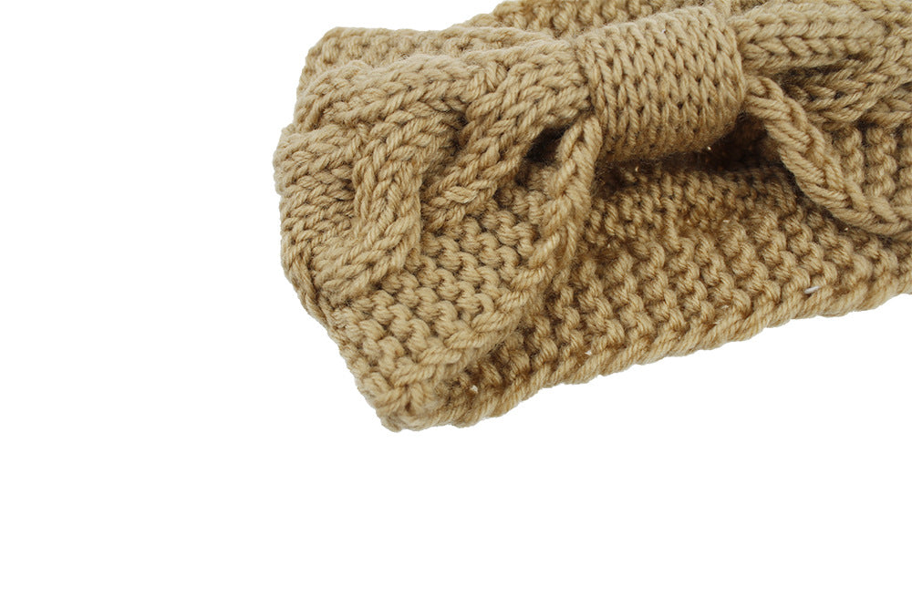 Chunky Cable Knit Bow Hair Accessory - view 6