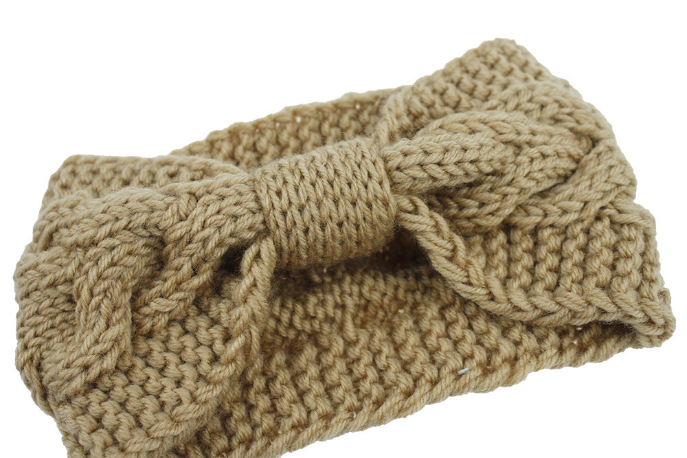 Chunky Cable Knit Bow Hair Accessory - view 8
