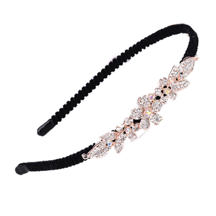 Crystal Floral Embellished Hair Pin Headband
