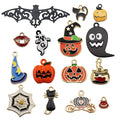 Halloween Pumpkin And Ghost Charm Set - Mix