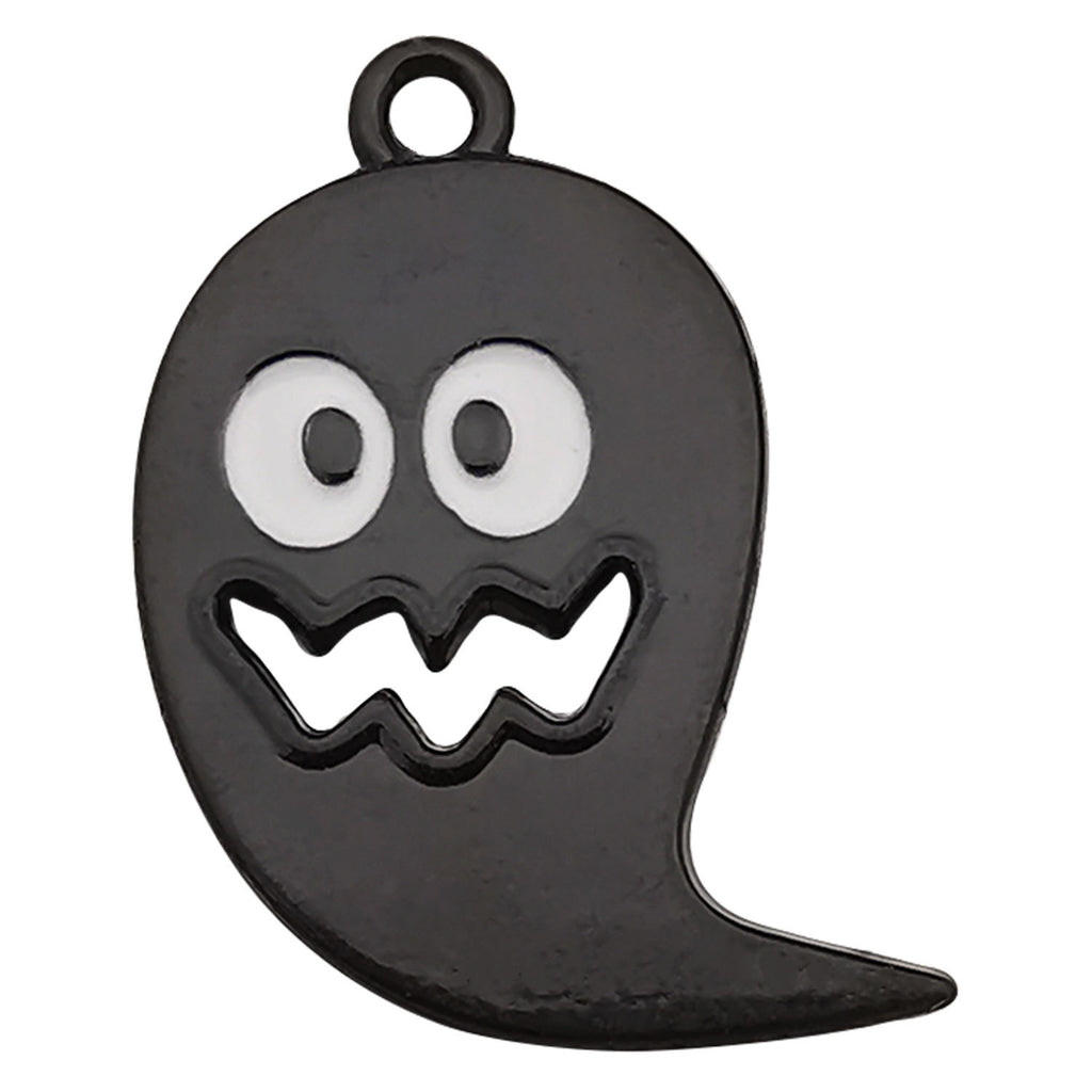 Halloween Pumpkin And Ghost Charm Set - Mix - 12