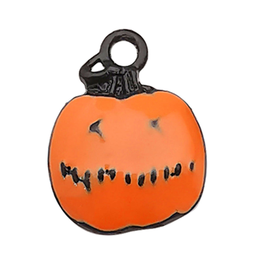 Halloween Pumpkin And Ghost Charm Set - Mix - 15