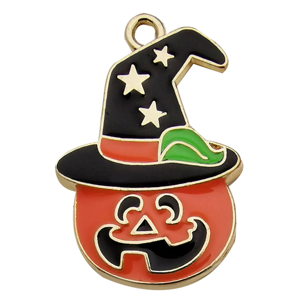 Halloween Pumpkin And Ghost Charm Set - Mix - 17