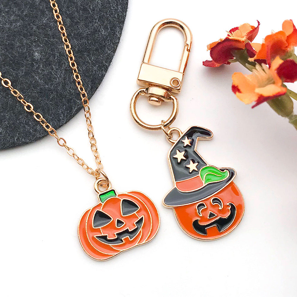 Halloween Pumpkin And Ghost Charm Set - Mix - 4