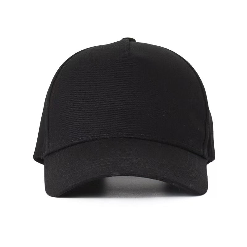Contrast Brim Curved Visor Trucker Hat - Black01