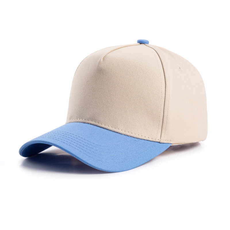 Contrast Brim Curved Visor Trucker Hat - Peacock