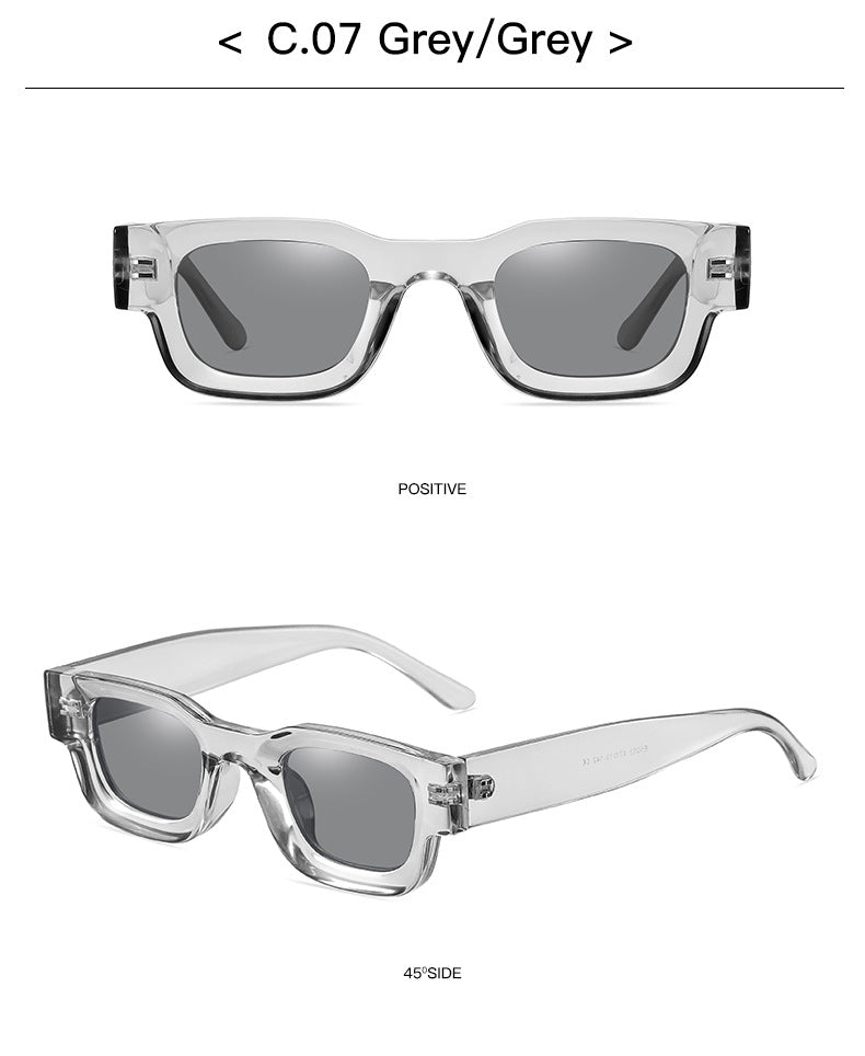Bold Rectangle Polarized Sunglasses - view 5