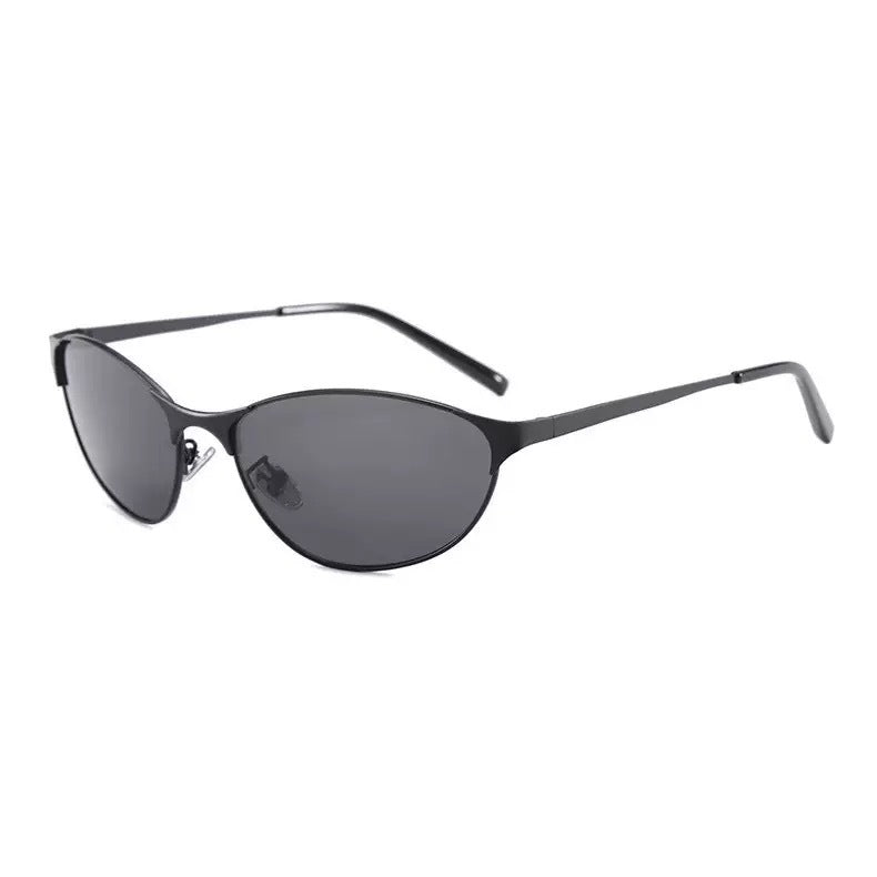 Y2K Narrow Oval Wrap Sunglasses - Color_03