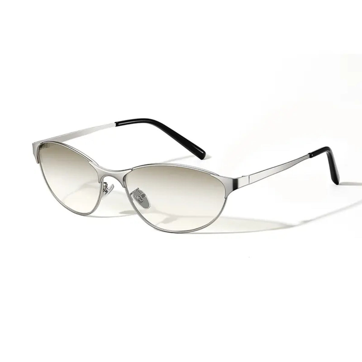 Y2K Narrow Oval Wrap Sunglasses - Color_04