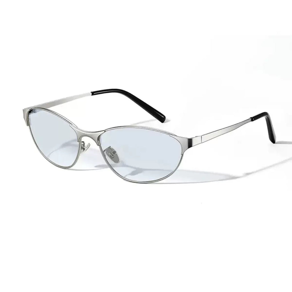 Y2K Narrow Oval Wrap Sunglasses - Color_06