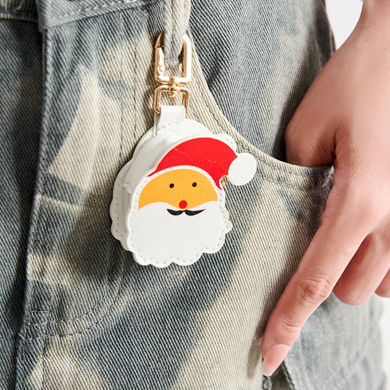 Holiday Felt Mini Coin Purse Keychain