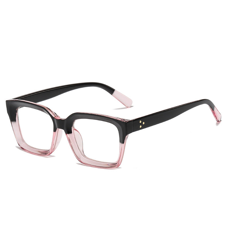 Oversized Square Blue Light Glasses - C17