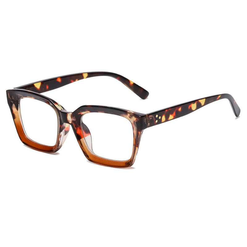 Oversized Square Blue Light Glasses - C9