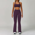 Plum Square Bra & Flare