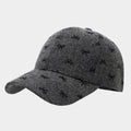 Allover Bow Print Baseball Cap - Light_Grey