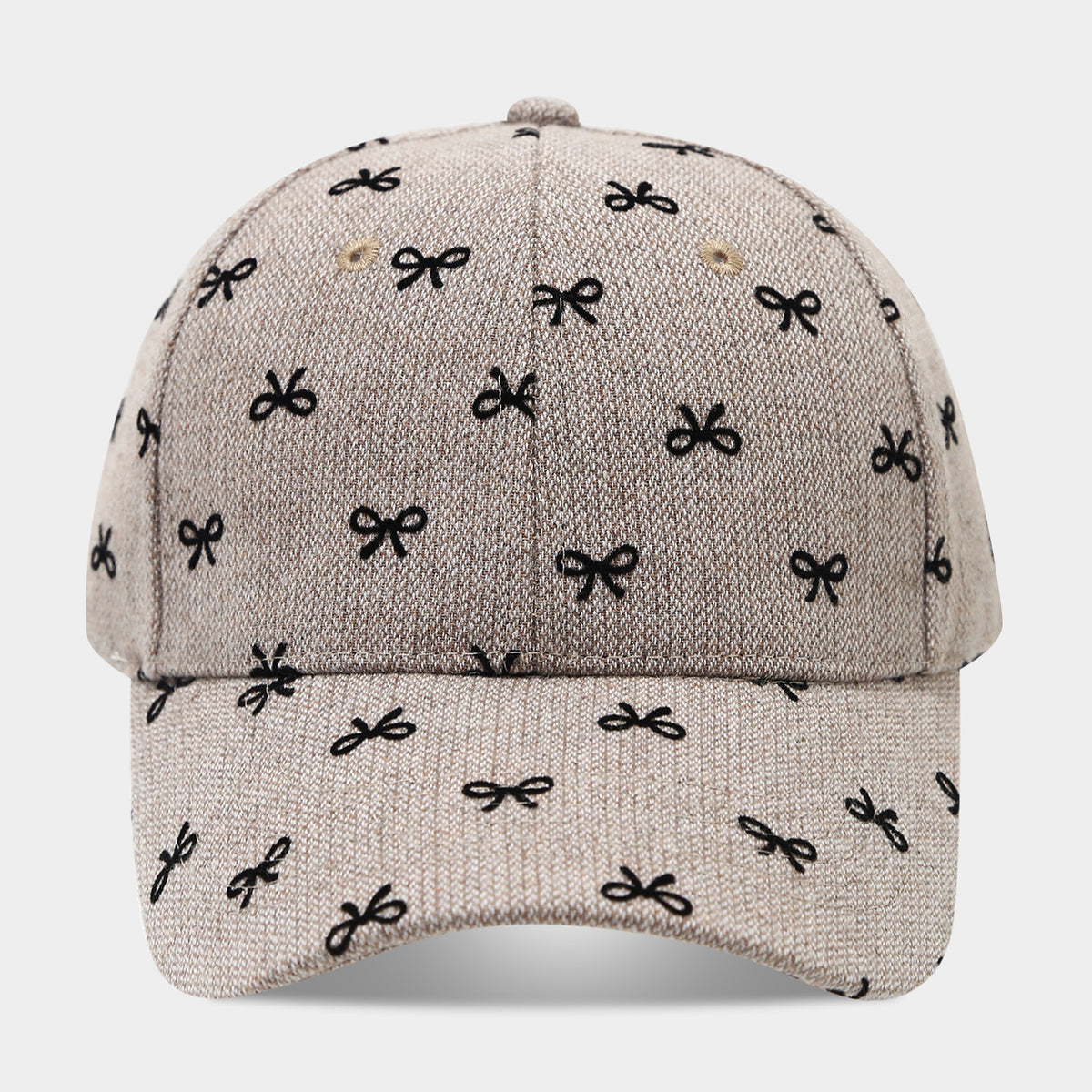 Allover Bow Print Baseball Cap