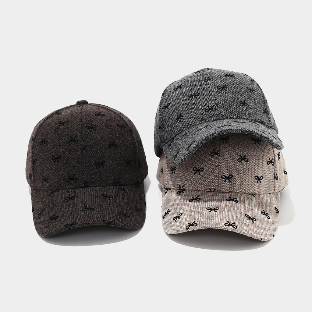 Allover Bow Print Baseball Cap - view 1