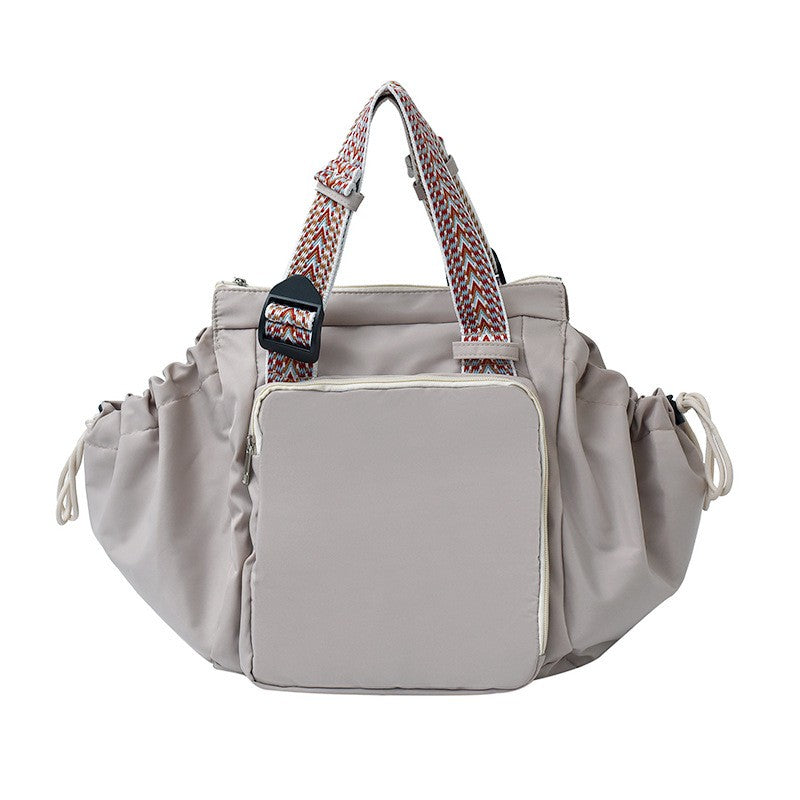 Cinched Nylon Convertible Tote Backpack