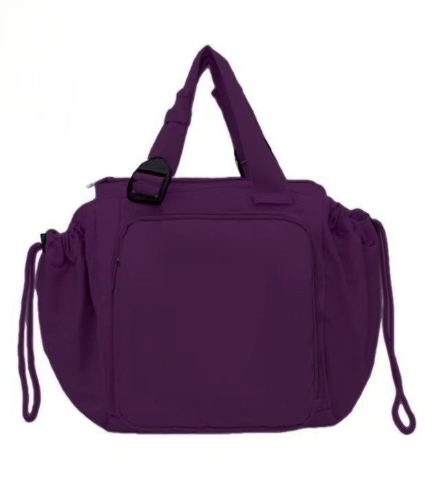 Cinched Nylon Convertible Tote Backpack