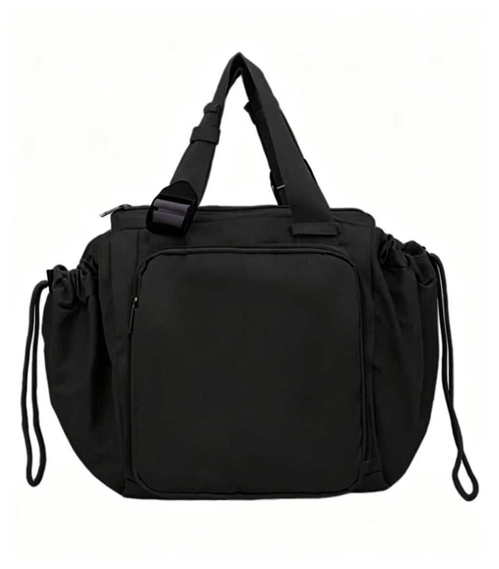Cinched Nylon Convertible Tote Backpack