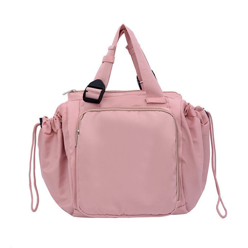 Cinched Nylon Convertible Tote Backpack