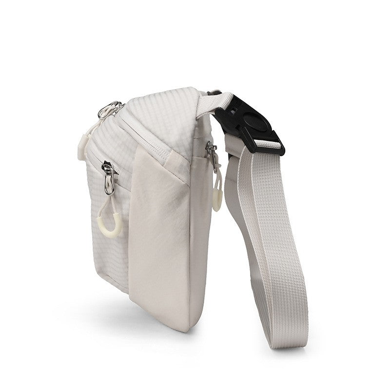 Ripstop Nylon Half Moon Crossbody Bag