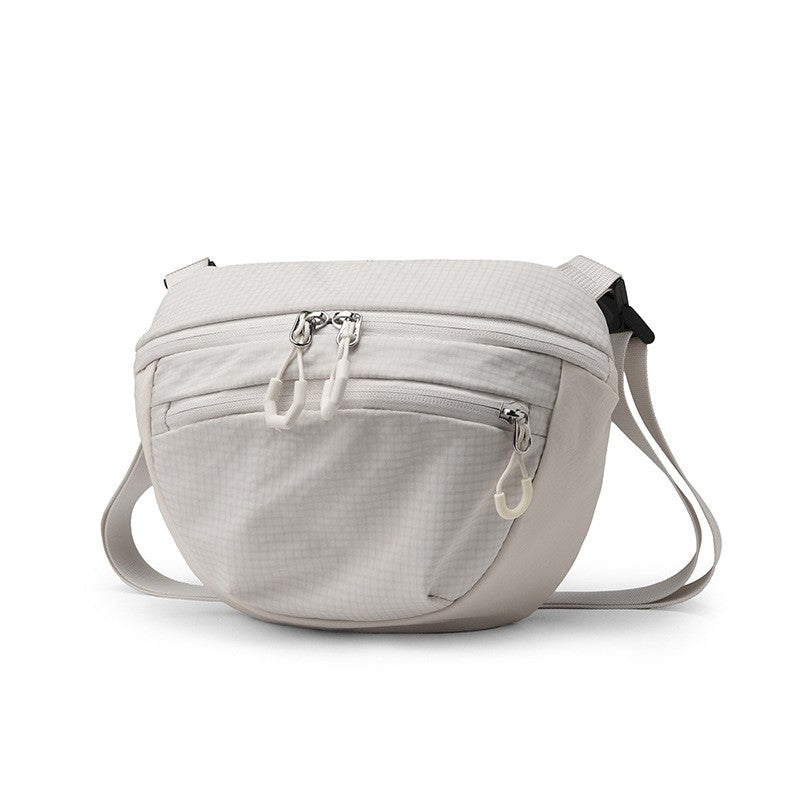 Ripstop Nylon Half Moon Crossbody Bag