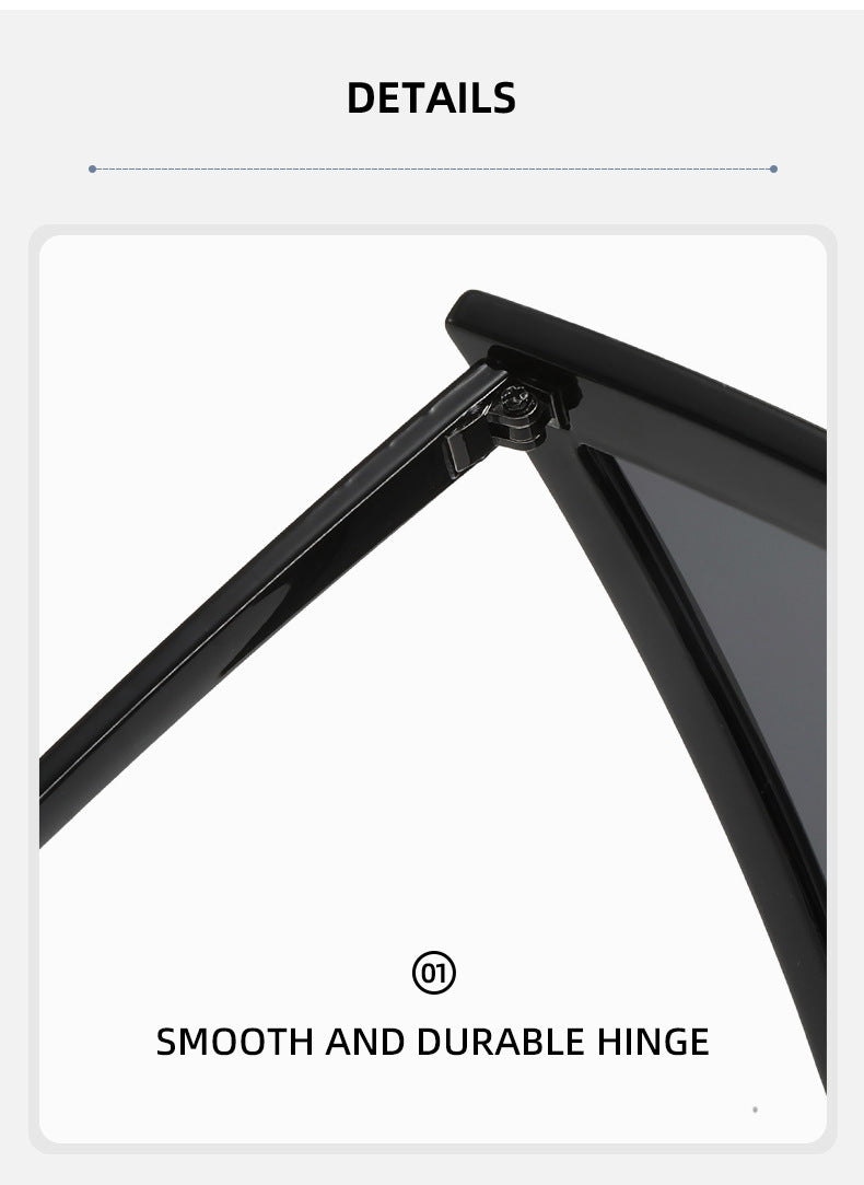 Pointed Triangle Lens Statement Sunglasses - view 3