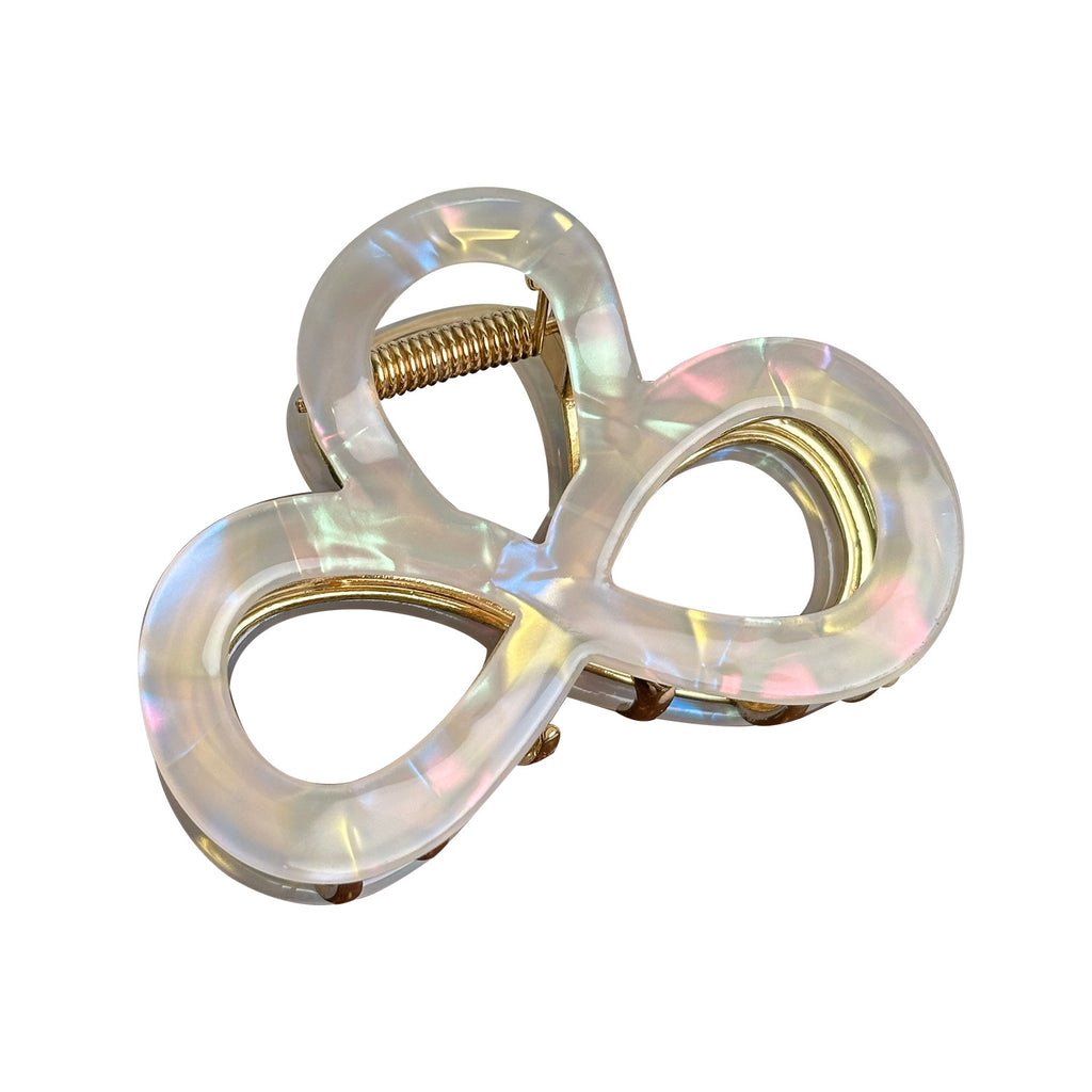 Infinity Bow Acetate Hair Claw Clip