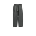 Relaxed Mock Neck Fleece Sweatshirt - P_Charcoal