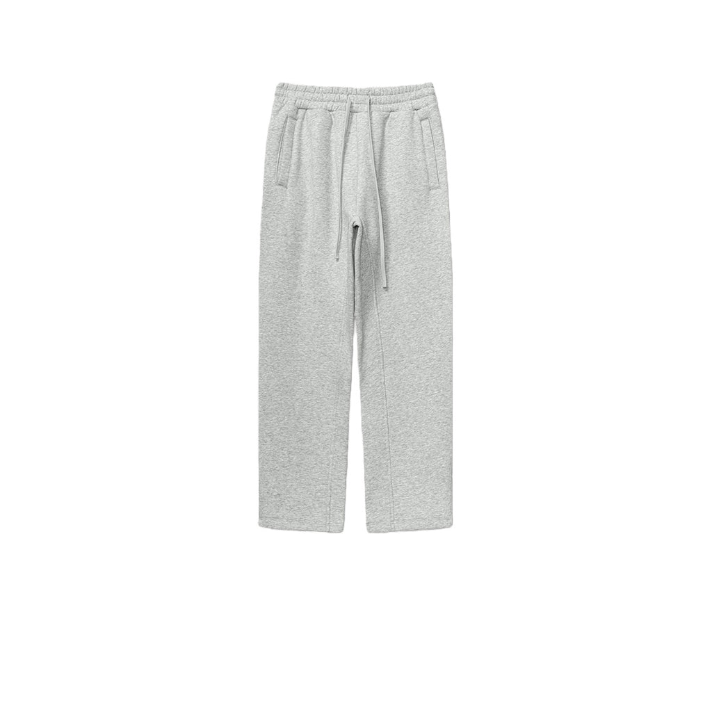 Relaxed Mock Neck Fleece Sweatshirt - P_Grey