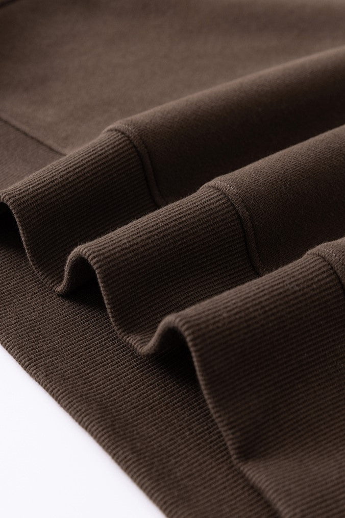 Relaxed Mock Neck Fleece Sweatshirt - view 10