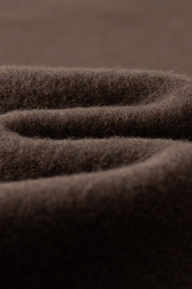 Relaxed Mock Neck Fleece Sweatshirt - view 11