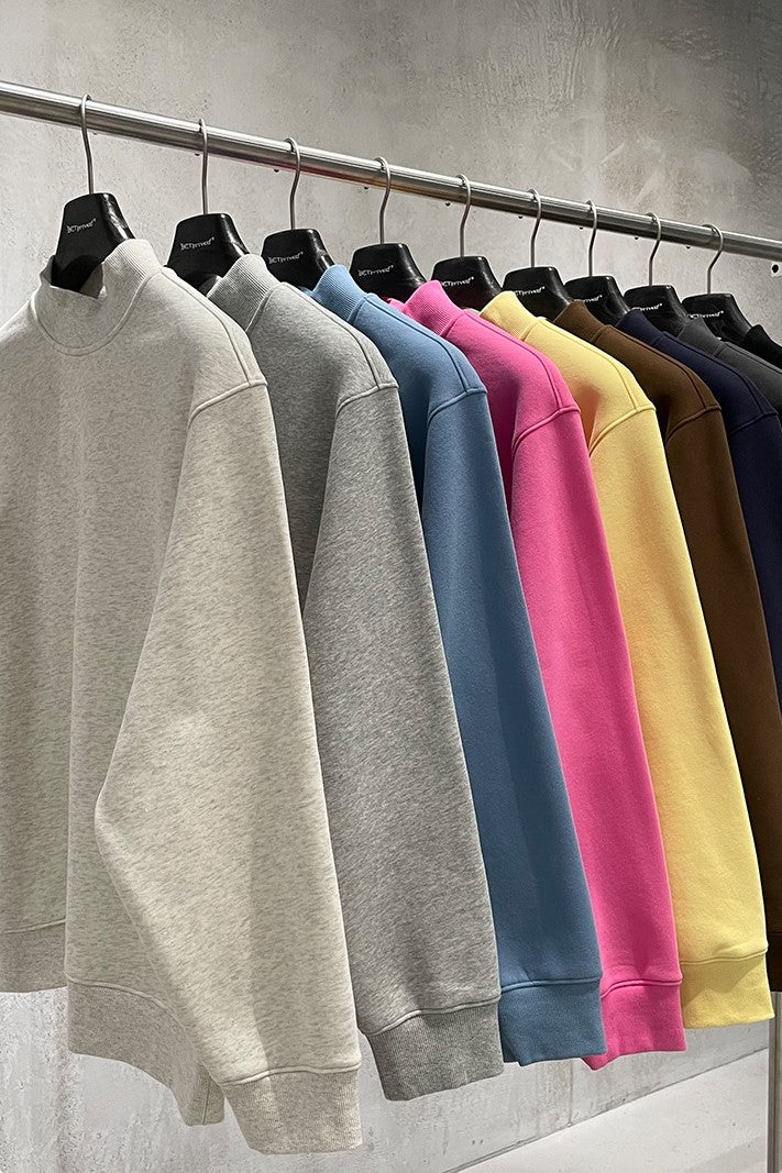 Relaxed Mock Neck Fleece Sweatshirt - view 3