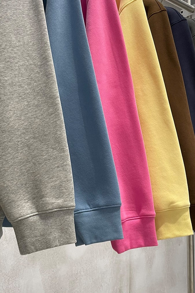 Relaxed Mock Neck Fleece Sweatshirt - view 5