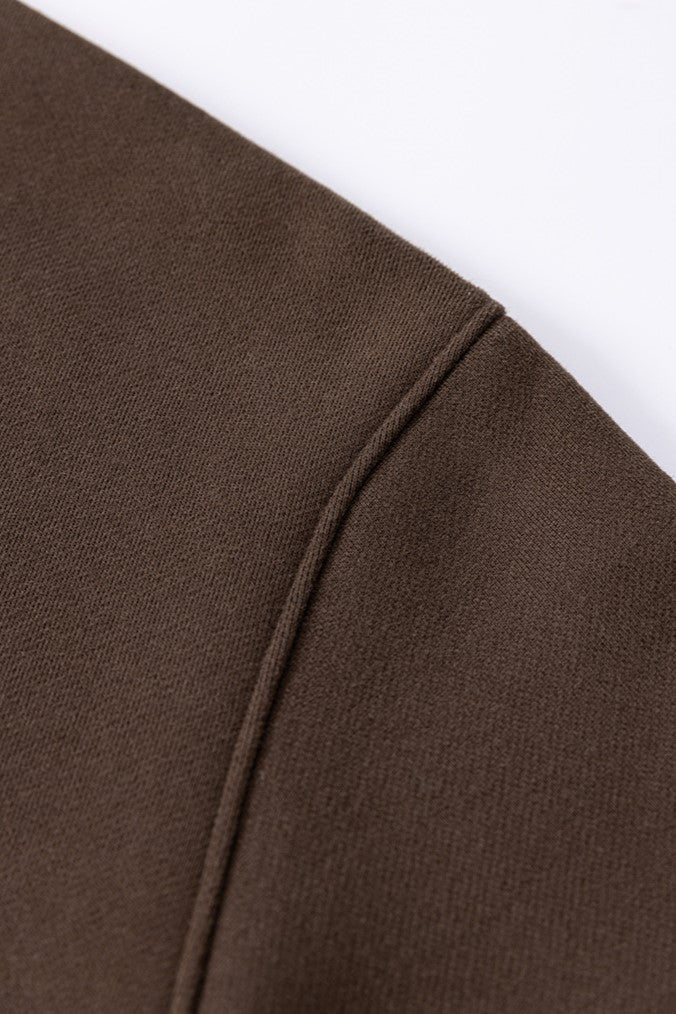 Relaxed Mock Neck Fleece Sweatshirt - view 7