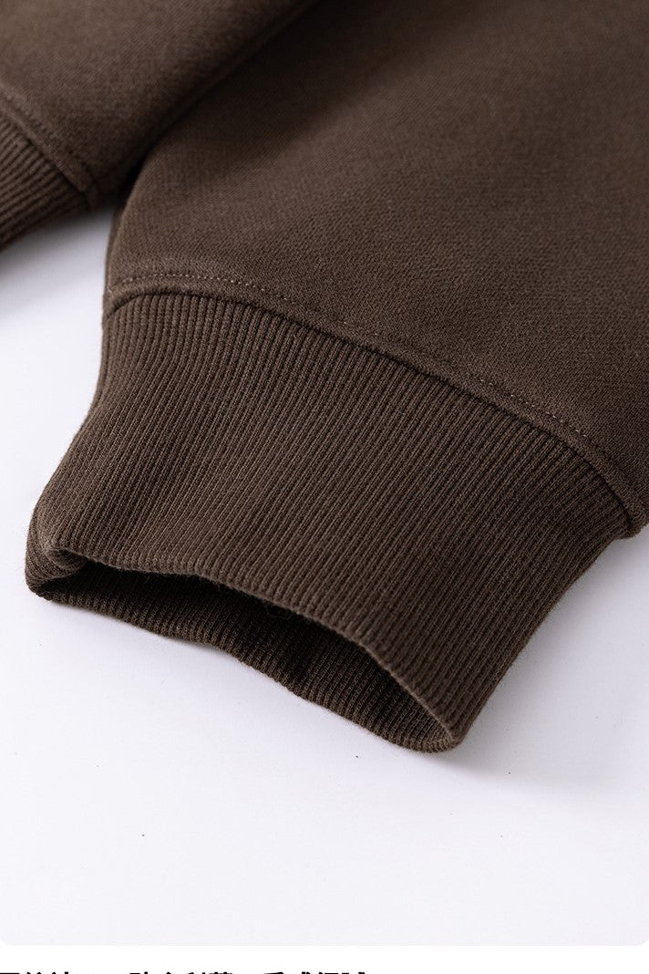 Relaxed Mock Neck Fleece Sweatshirt - view 8